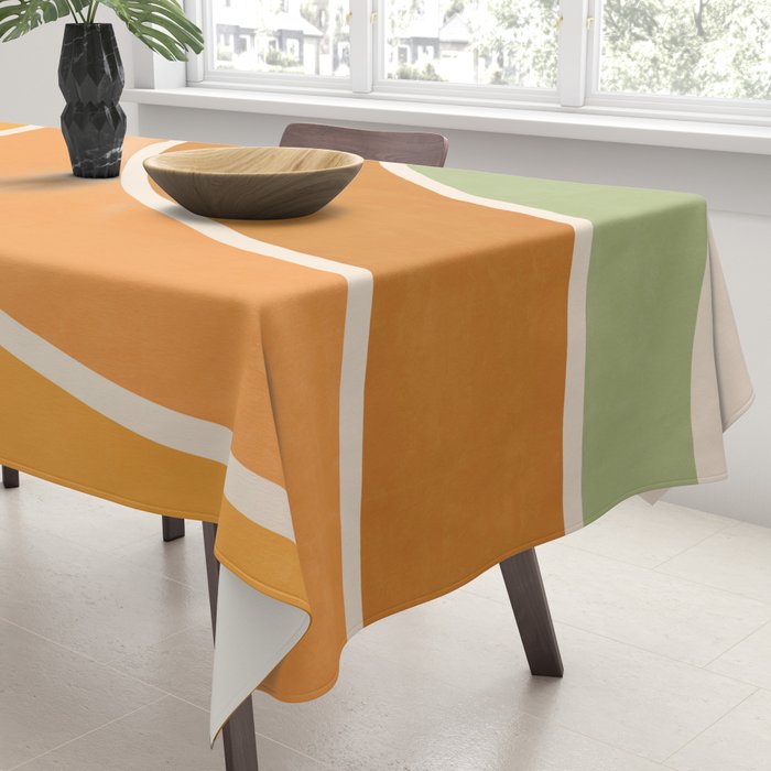 Retro curve Tablecloth Gallery Image 3