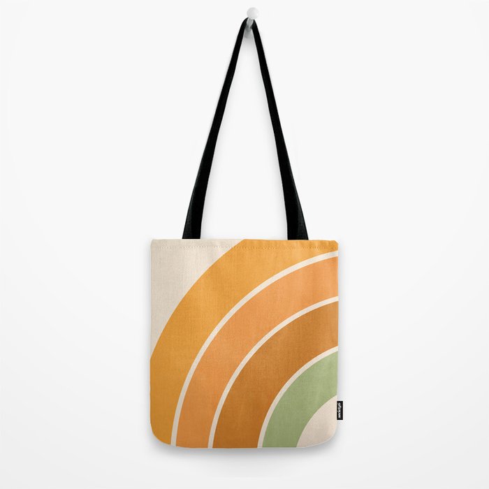 Retro curve Tote Bag Gallery Image 2