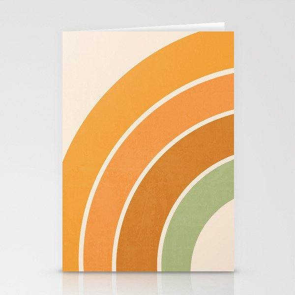 Retro curve Stationery Card Gallery Image 2