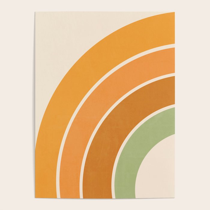 Retro curve Poster Gallery Image 1