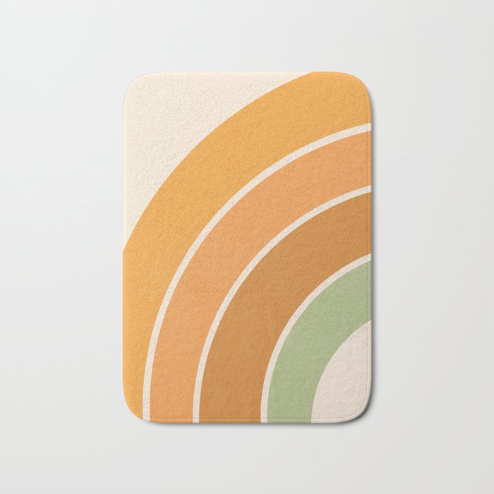 Retro curve Bath Mat Gallery Image 1