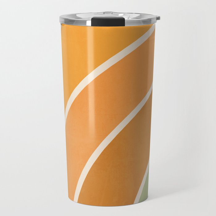 Retro curve Travel Mug Gallery Image 1