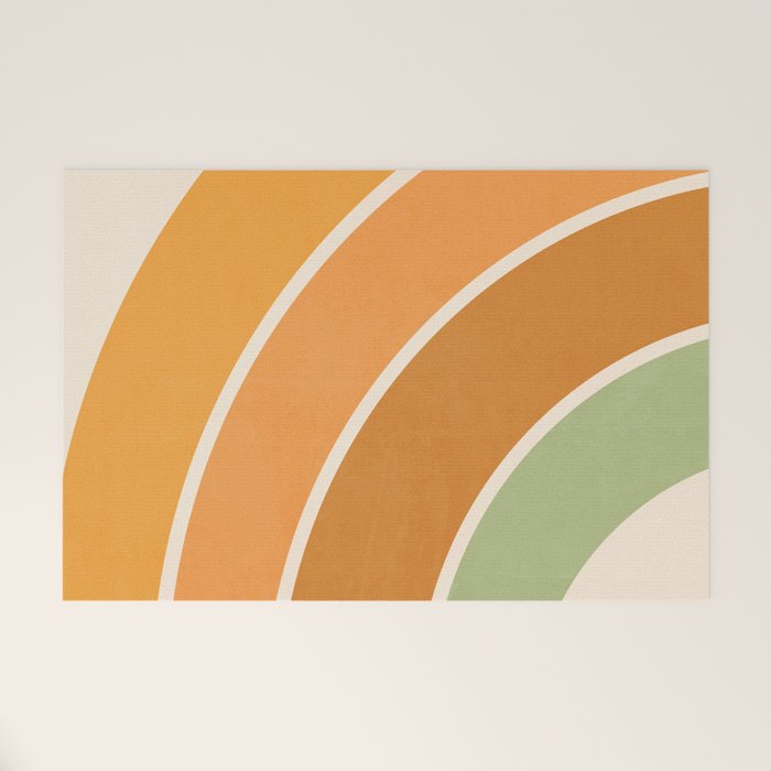 Retro curve Welcome Mat Gallery Image 1
