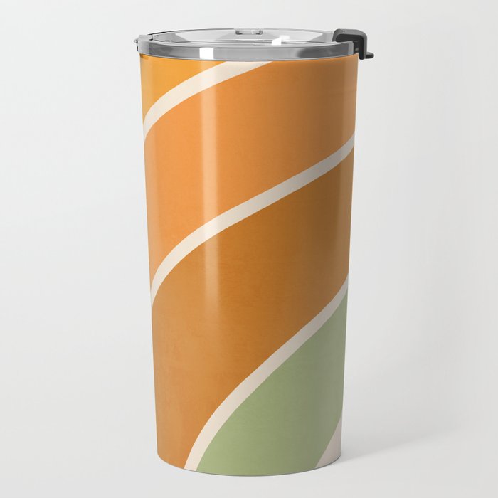 Retro curve Travel Mug Gallery Image 2