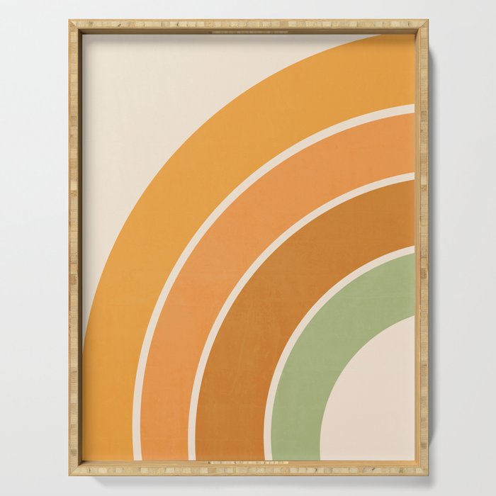 Retro curve Serving Tray Gallery Image 1