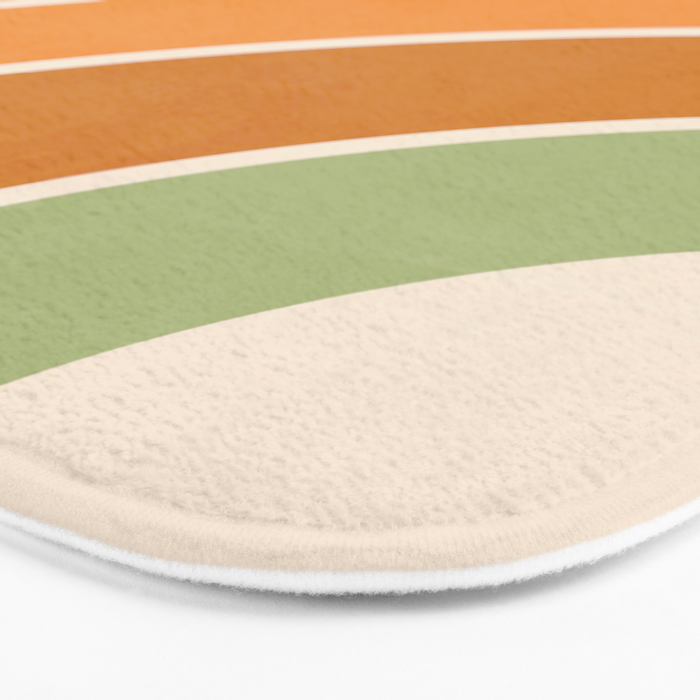 Retro curve Bath Mat Gallery Image 3