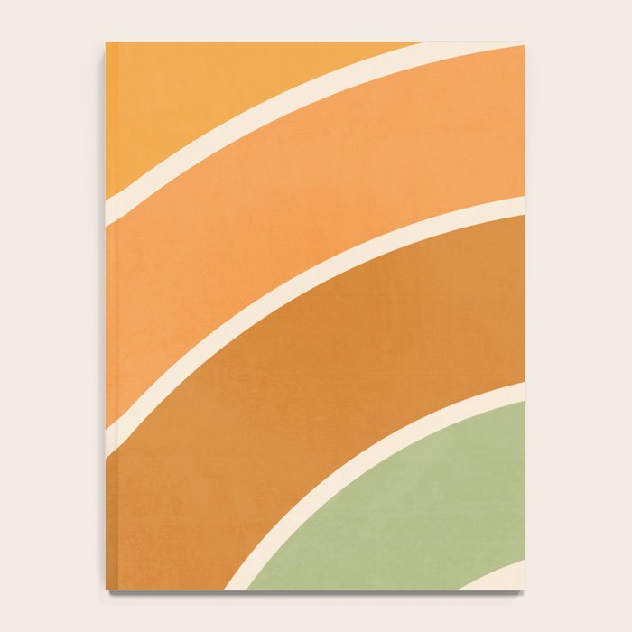Retro curve Notebook Gallery Image 4