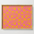 Boho Blooms - Yellow Serving Tray Gallery Image 1