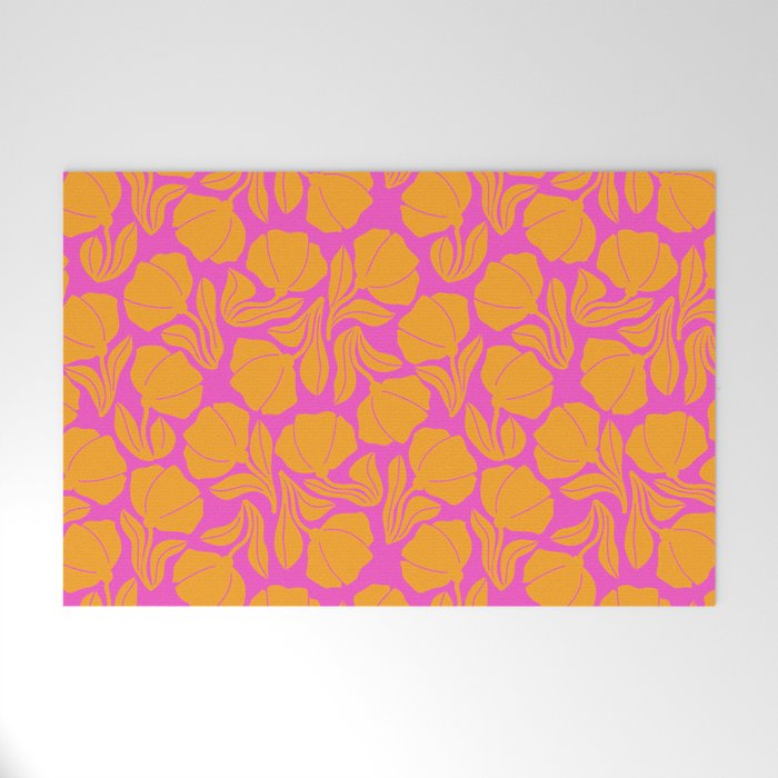 Boho Blooms - Yellow Welcome Mat Gallery Image 1