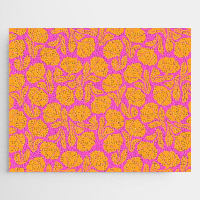 Boho Blooms - Yellow Jigsaw Puzzle Gallery Image 1