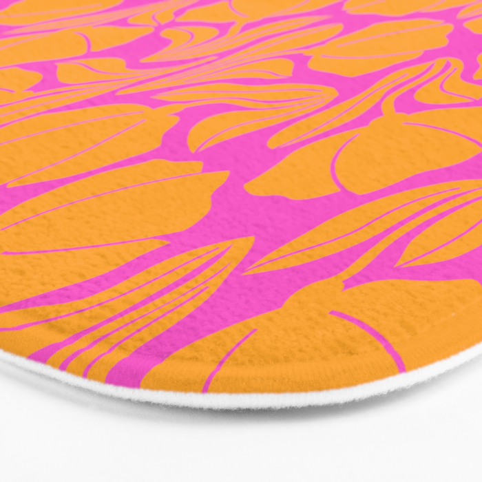 Boho Blooms - Yellow Bath Mat Gallery Image 3