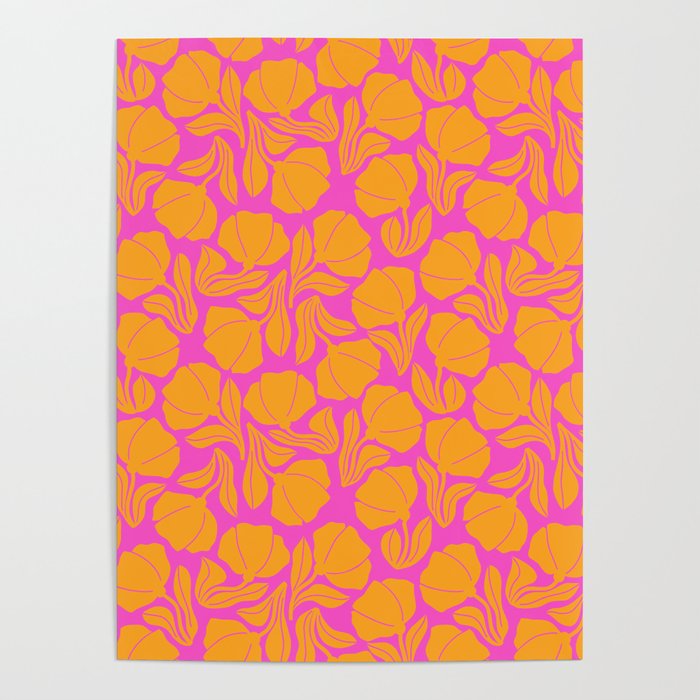 Boho Blooms - Yellow Poster Gallery Image 1