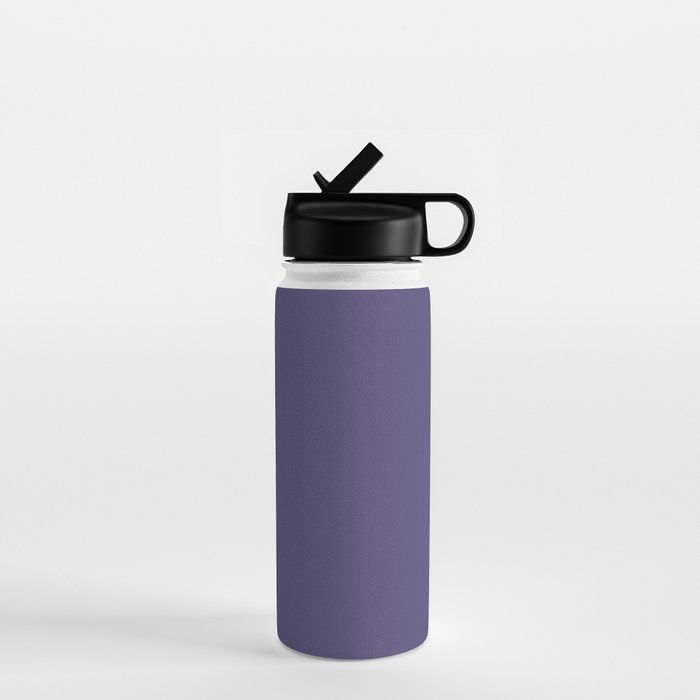 Lavender Purple Solid Color Water Bottle Gallery Image 1