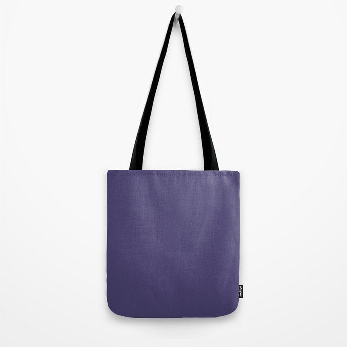 Lavender Purple Solid Color Tote Bag Gallery Image 2