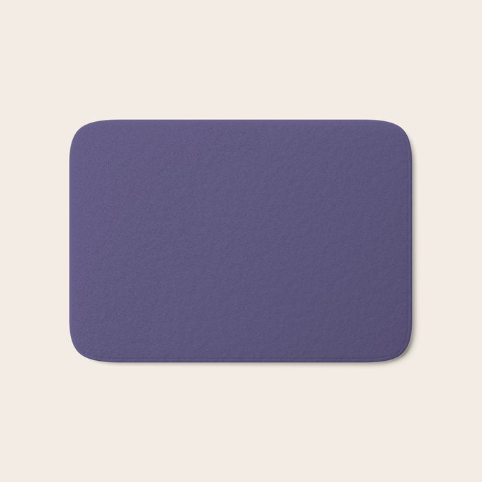 Lavender Purple Solid Color Bath Mat Gallery Image 1