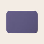 Lavender Purple Solid Color Bath Mat Gallery Image 1