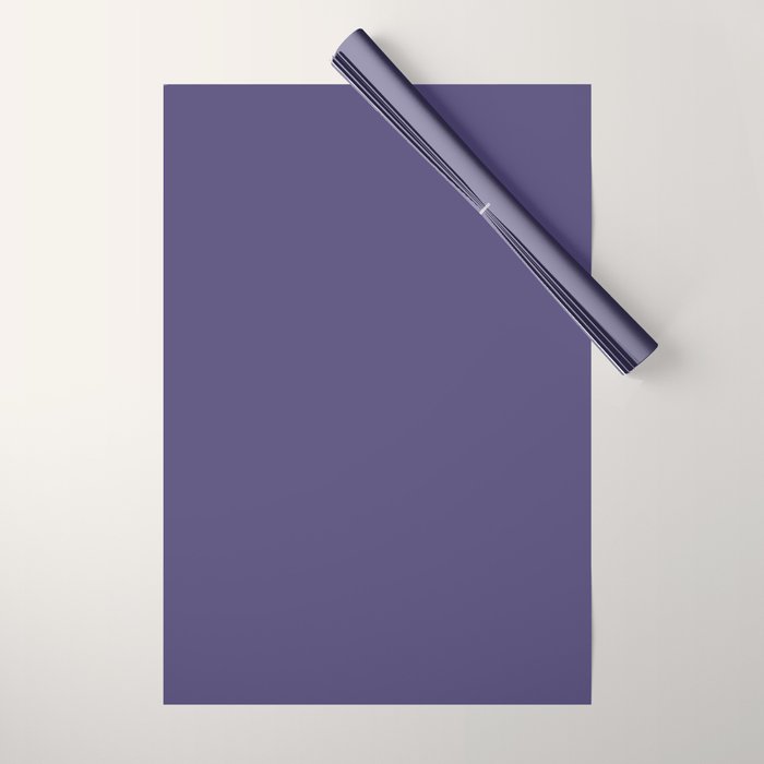 Lavender Purple Solid Color Wrapping Paper Gallery Image 1