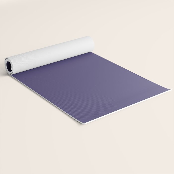 Lavender Purple Solid Color Yoga Mat Gallery Image 2