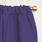 Lavender Purple Solid Color Window Curtain Gallery Image 2