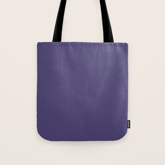 Lavender Purple Solid Color Tote Bag Gallery Image 1