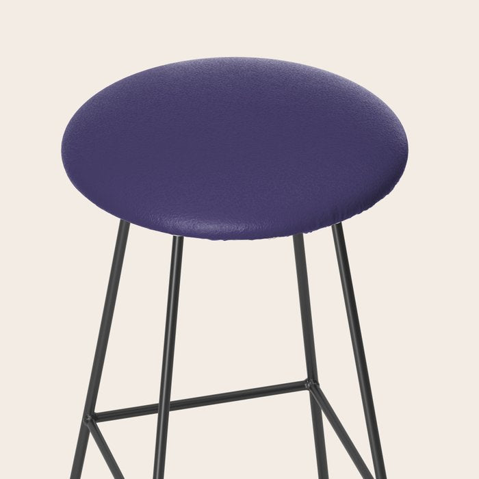 Lavender Purple Solid Color Stool Gallery Image 2