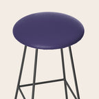 Lavender Purple Solid Color Stool Gallery Image 2
