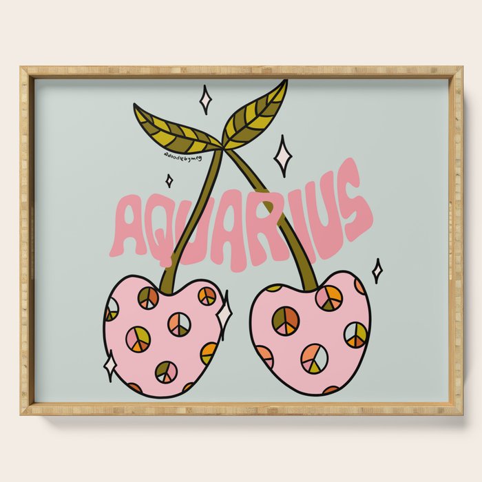 Aquarius Cherries Serving Tray Gallery Image 1