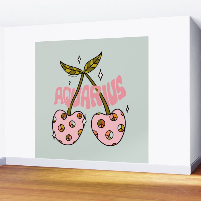 Aquarius Cherries Wall Mural Gallery Image 2