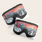 Snow Sport Sunset | Ski and Snowboard Series | DopeyArt Pillow Sham Gallery Image 3