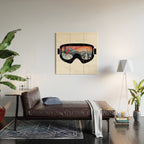 Snow Sport Sunset | Ski and Snowboard Series | DopeyArt Wood Wall Art Gallery Image 2