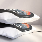 Snow Sport Sunset | Ski and Snowboard Series | DopeyArt Pillow Sham Gallery Image 3