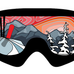 Snow Sport Sunset | Ski and Snowboard Series | DopeyArt Coffee Mug Gallery Image 2
