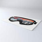Snow Sport Sunset | Ski and Snowboard Series | DopeyArt Rug Gallery Image 3