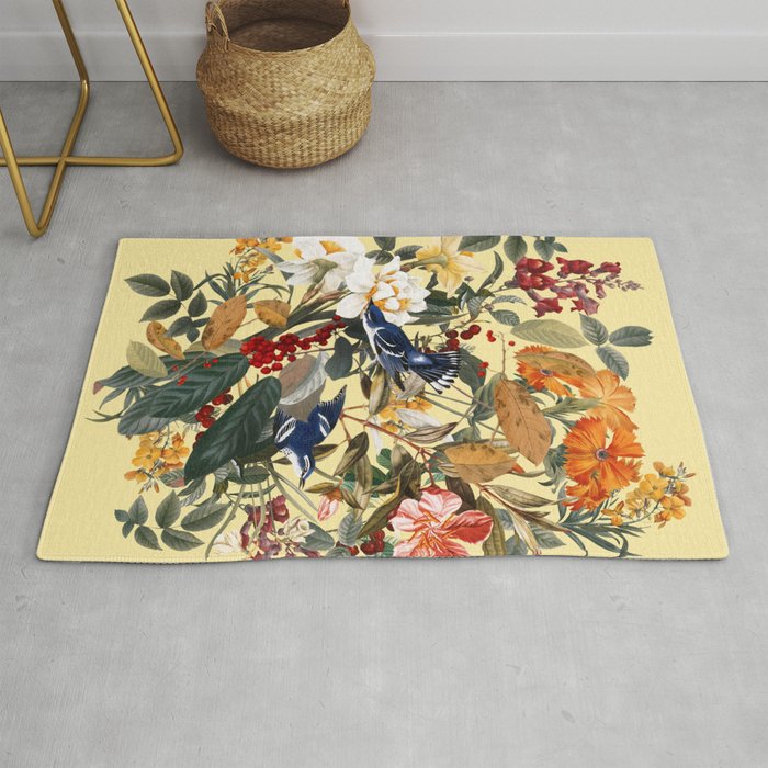 Floral and Birds XXIX Rug Gallery Image 1