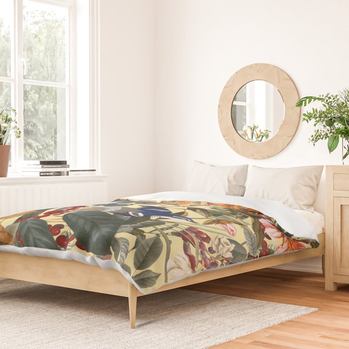 Floral and Birds XXIX Duvet Cover Gallery Image 2