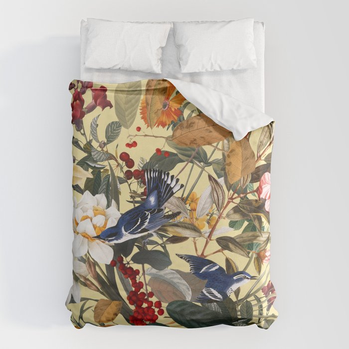 Floral and Birds XXIX Duvet Cover Gallery Image 6