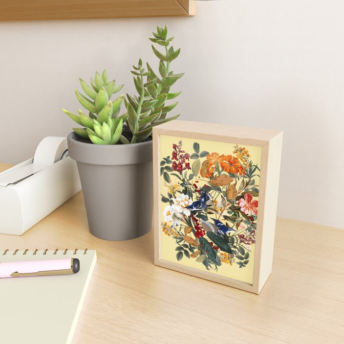 Floral and Birds XXIX Mini Art Print Gallery Image 2