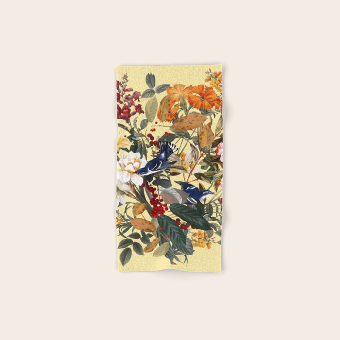 Floral and Birds XXIX Towels Gallery Image 1