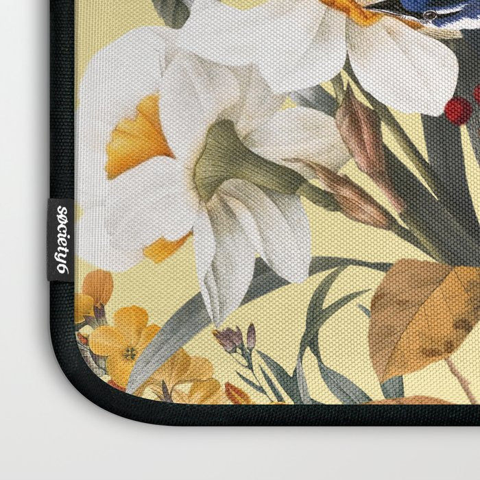 Floral and Birds XXIX Laptop Sleeve Gallery Image 3