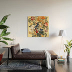 Floral and Birds XXIX Wood Wall Art Gallery Image 2