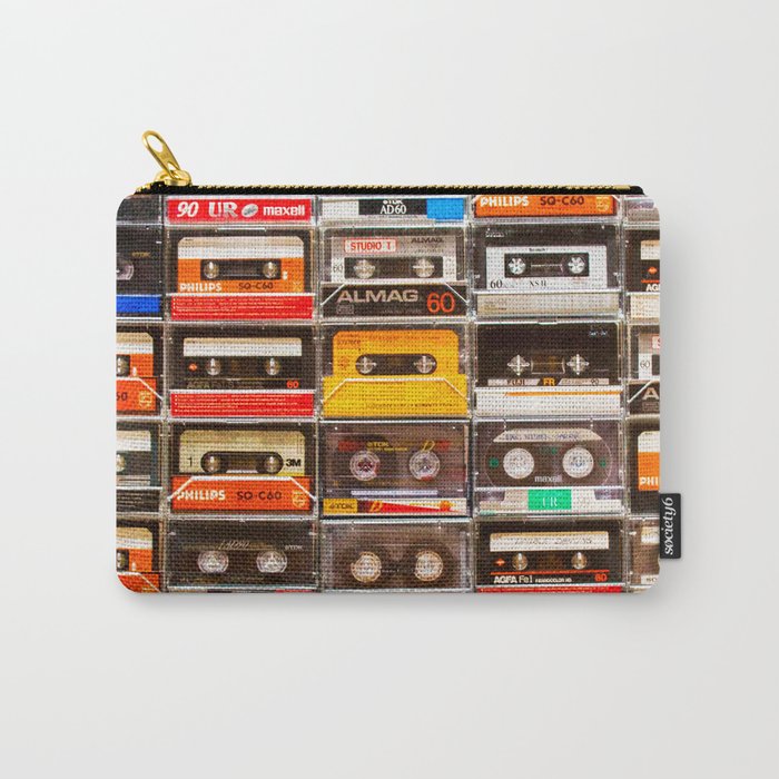 Something Nostalgic V - Music - Global Language #decor #society6 #buyart Carry All Pouch Gallery Image 1