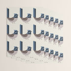 Whimsy Superb Fairywren Wrapping Paper Gallery Image 3
