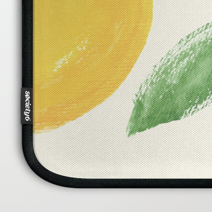 Lemons Pattern - Watercolor Painting Illustration Laptop Sleeve Gallery Image 3