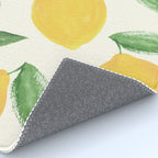 Lemons Pattern - Watercolor Painting Illustration Rug Gallery Image 4