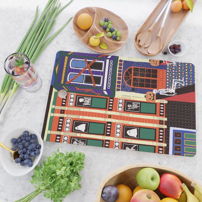 Haunted house - Halloween  Cutting Board Gallery Image 2