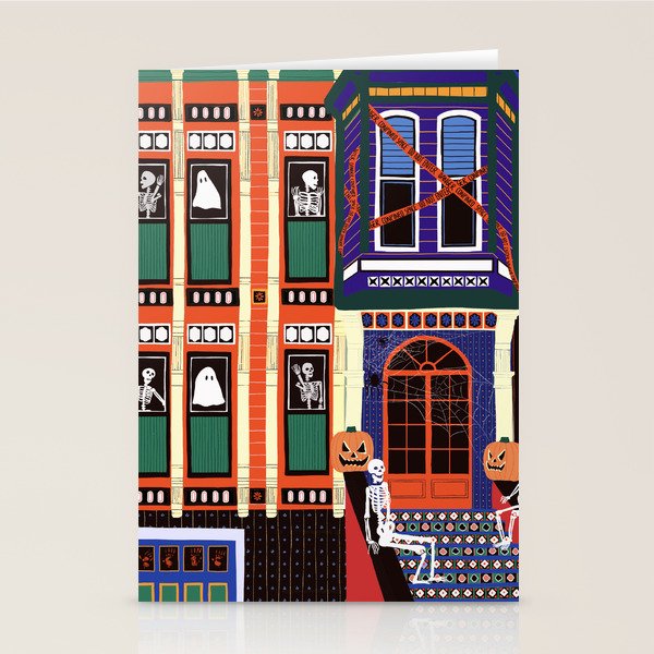 Haunted house - Halloween  Stationery Card Gallery Image 1