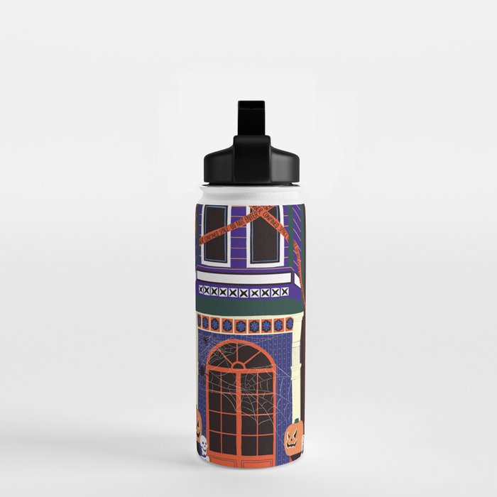 Haunted house - Halloween  Water Bottle Gallery Image 2