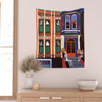 Haunted house - Halloween  Wall Tapestry Gallery Image 2