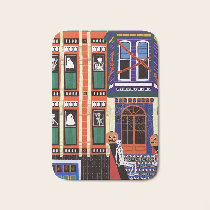 Haunted house - Halloween  Bath Mat Gallery Image 1