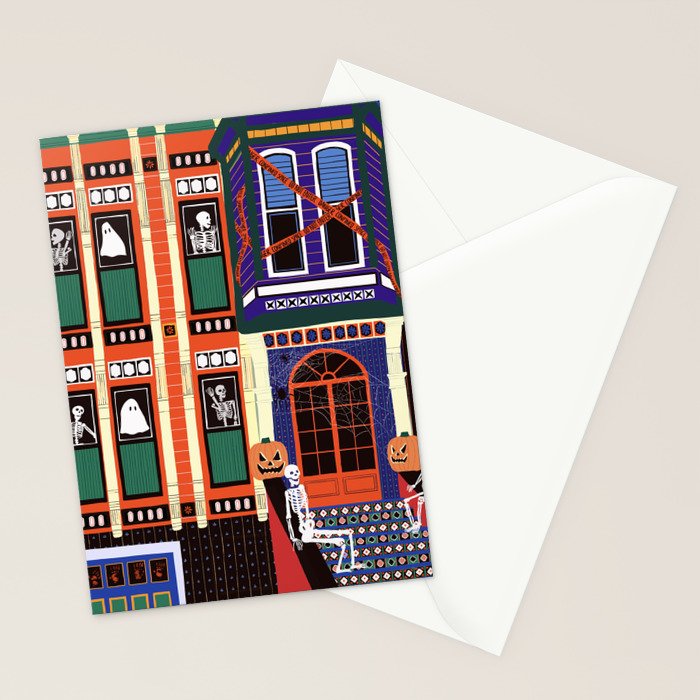 Haunted house - Halloween  Stationery Card Gallery Image 2
